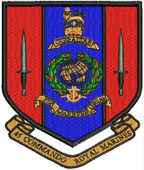 45 Commando Badge